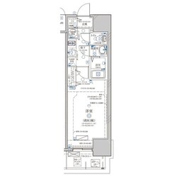 浅間町駅 徒歩6分 13階の物件間取画像